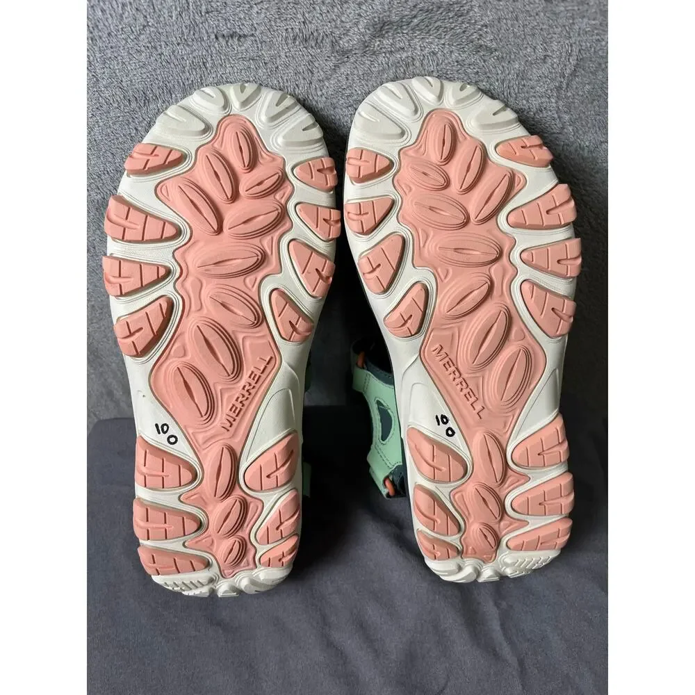 Merrell Huntington Sport Convert Sandals Green Hook Loop Outdoor Women's Size 8